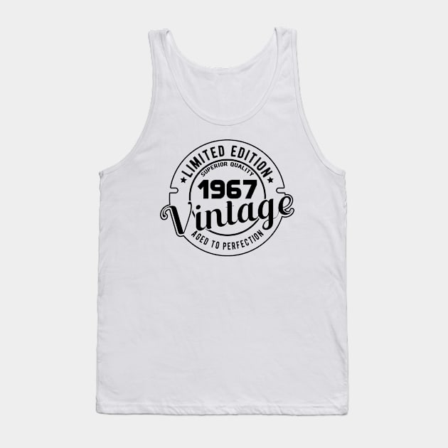 1967 VINTAGE - 54Th BIRTHDAY GIFT Tank Top by KC Happy Shop